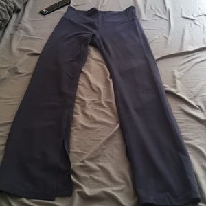 athleta barre kick flare